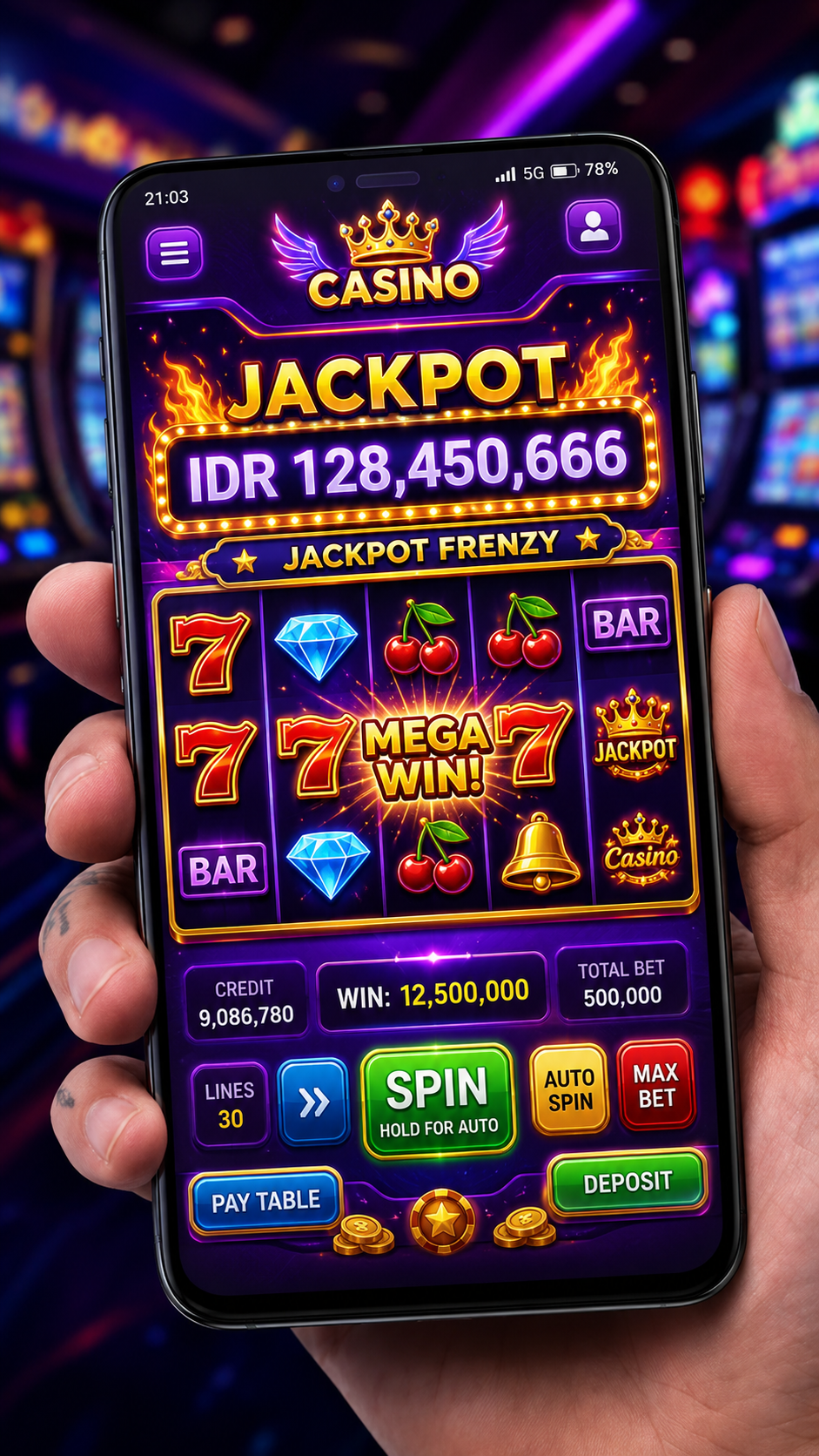 Tampilan antarmuka utama aplikasi 6rt yang ramah pengguna.